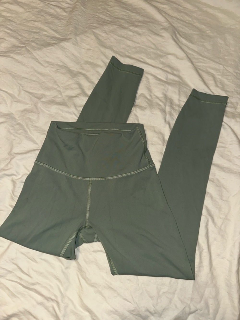 lululemon athletica high-waist leggings in sage green